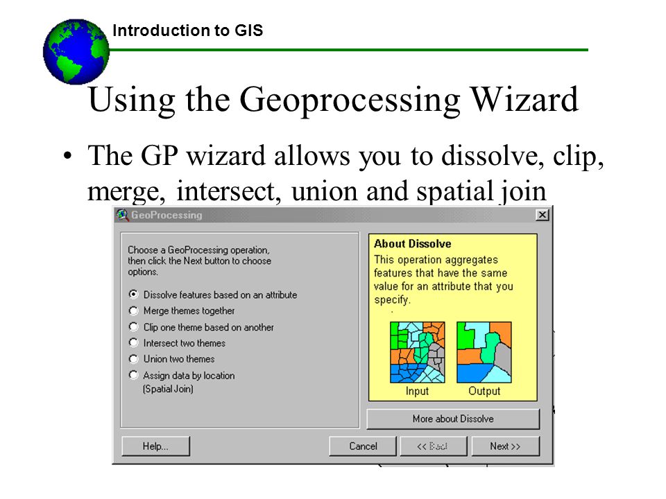 Using the Geoprocessing Wizard