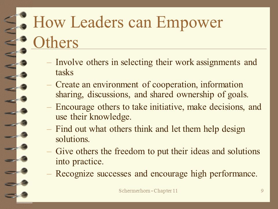 How Leaders can Empower Others