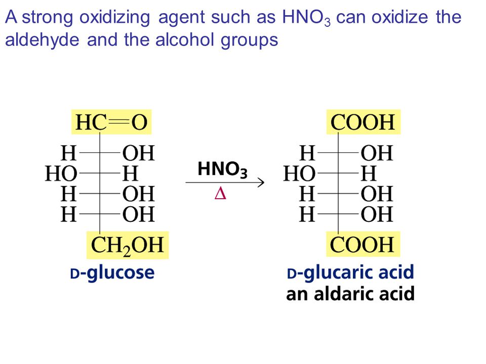 A strong oxidizing agent such as HNO3 can oxidize the