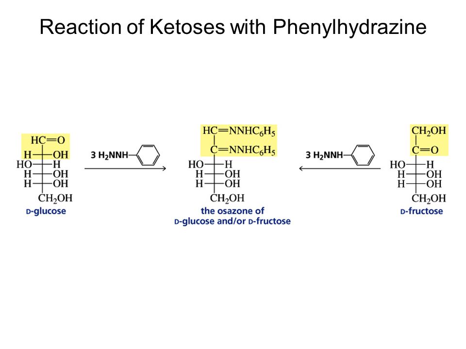 Reaction of Ketoses with Phenylhydrazine