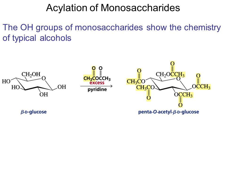 Acylation of Monosaccharides