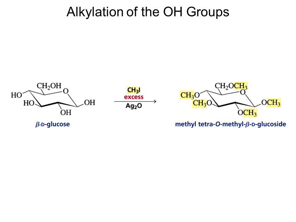 Alkylation of the OH Groups