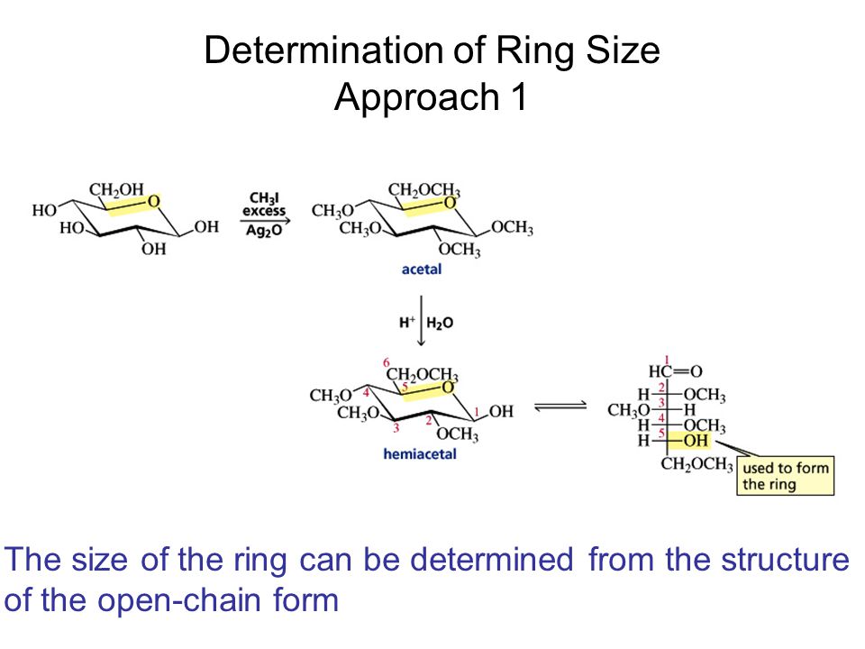 Determination of Ring Size