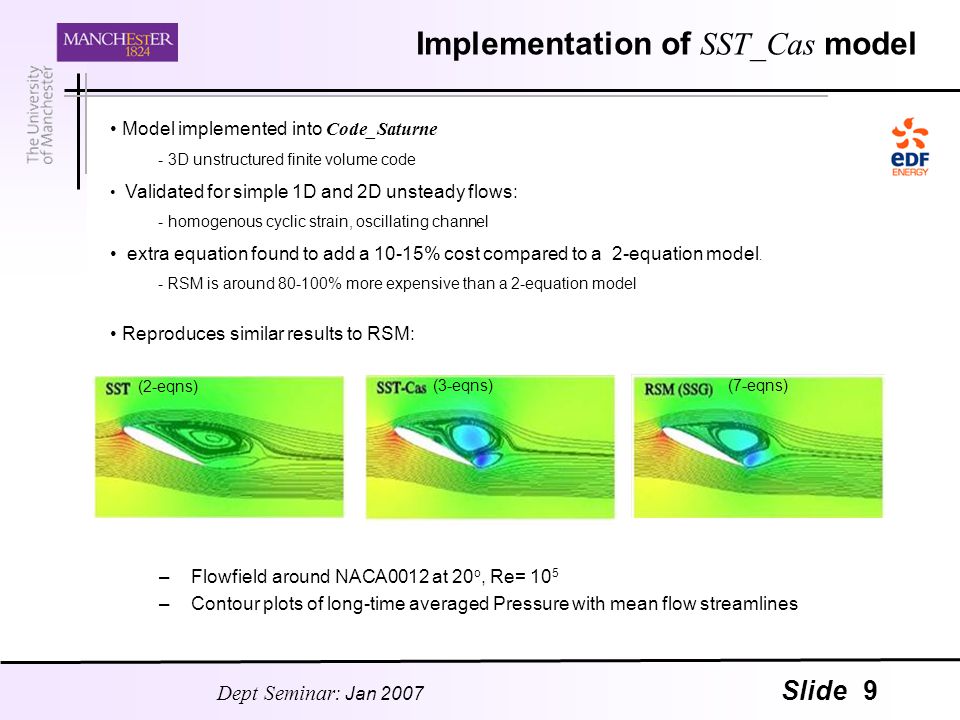 Implementation of SST_Cas model