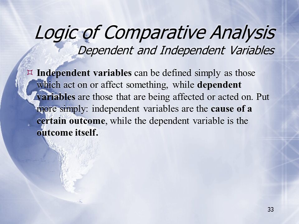 meaning of comparative analysis