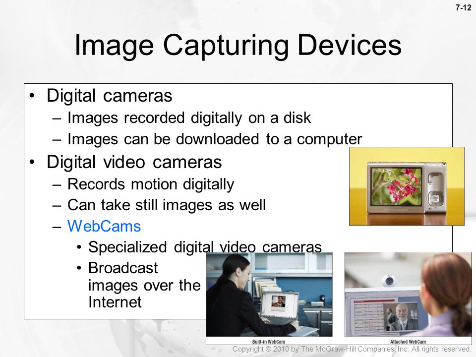 Image Capturing Devices