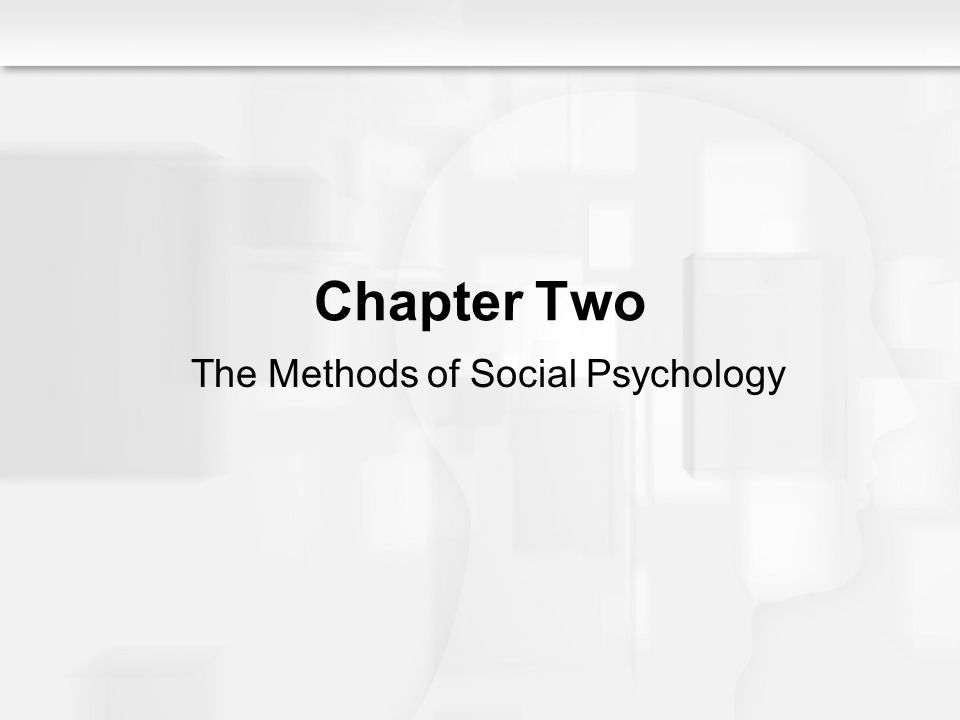 The Methods of Social Psychology