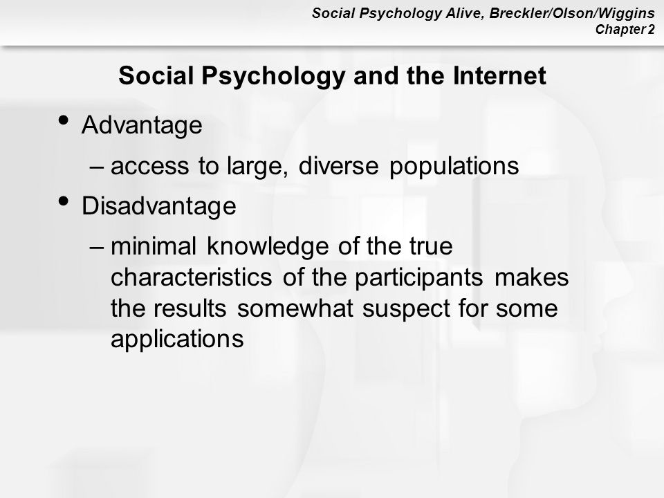 Social Psychology and the Internet