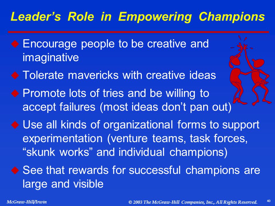 Leader’s Role in Empowering Champions