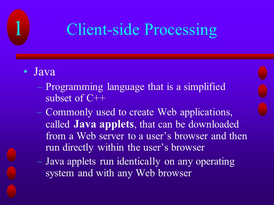 Client-side Processing