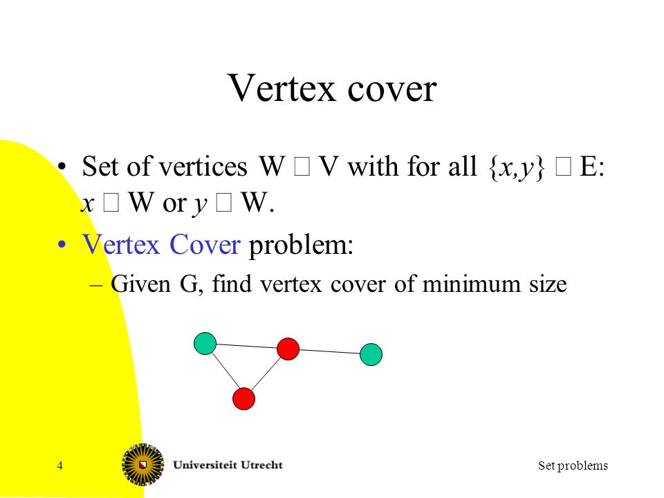 Vertex Cover Dominating Set Clique Independent Set Ppt Video Online Download