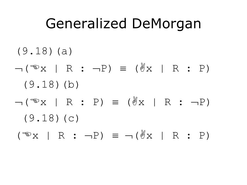 Computing Fundamentals 1 Lecture 5 Predicate Calculus Ppt Download