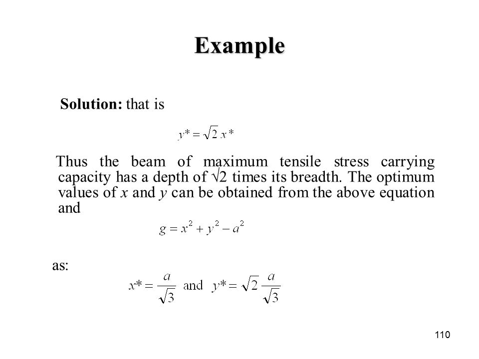 Example Solution: that is