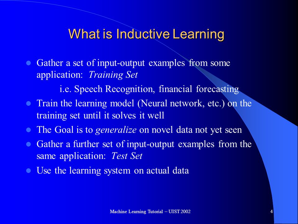 What is Inductive Learning