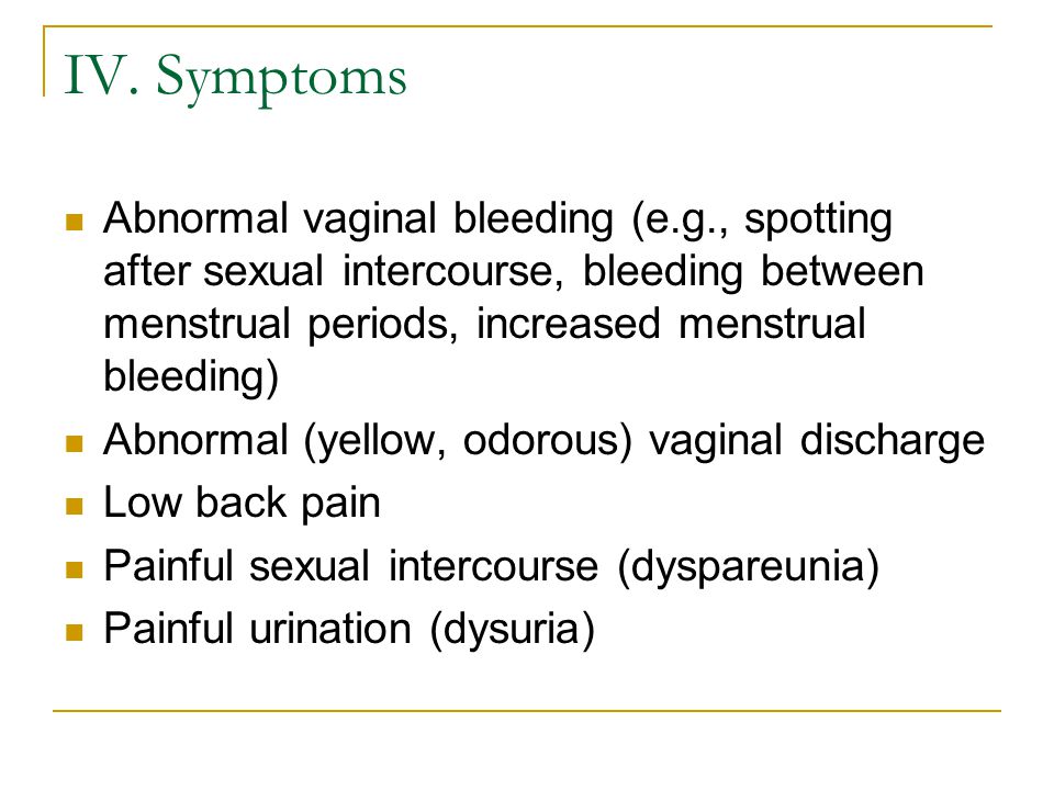White, Yellow, Green, And Brown Vaginal Discharge