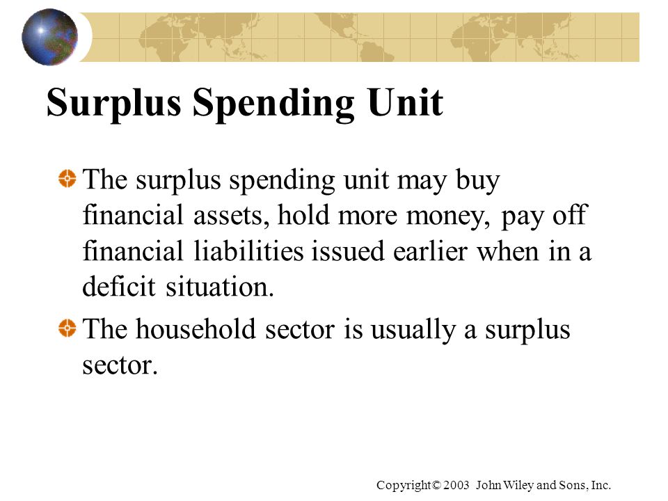 Surplus Spending Unit