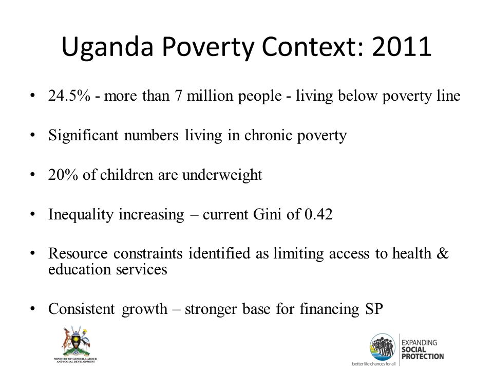 Uganda Poverty Context: 2011