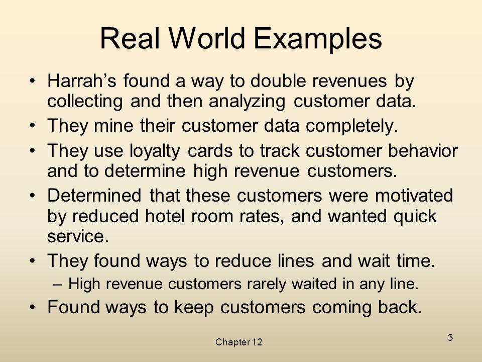 Business Knowledge Examples