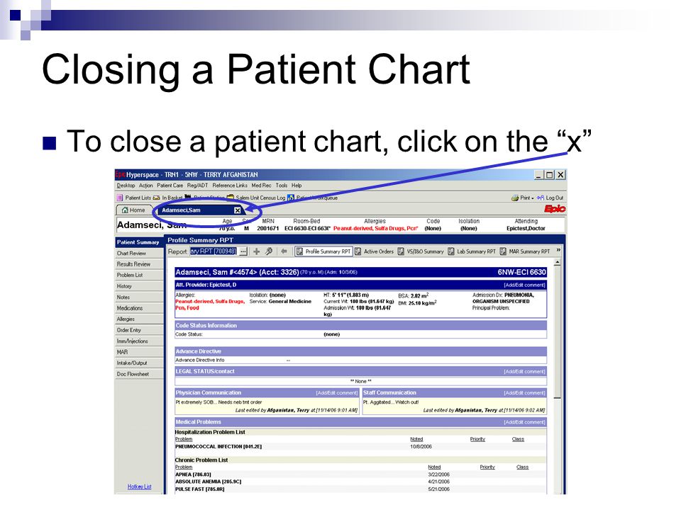 Epic Hospital Charting Tutorial