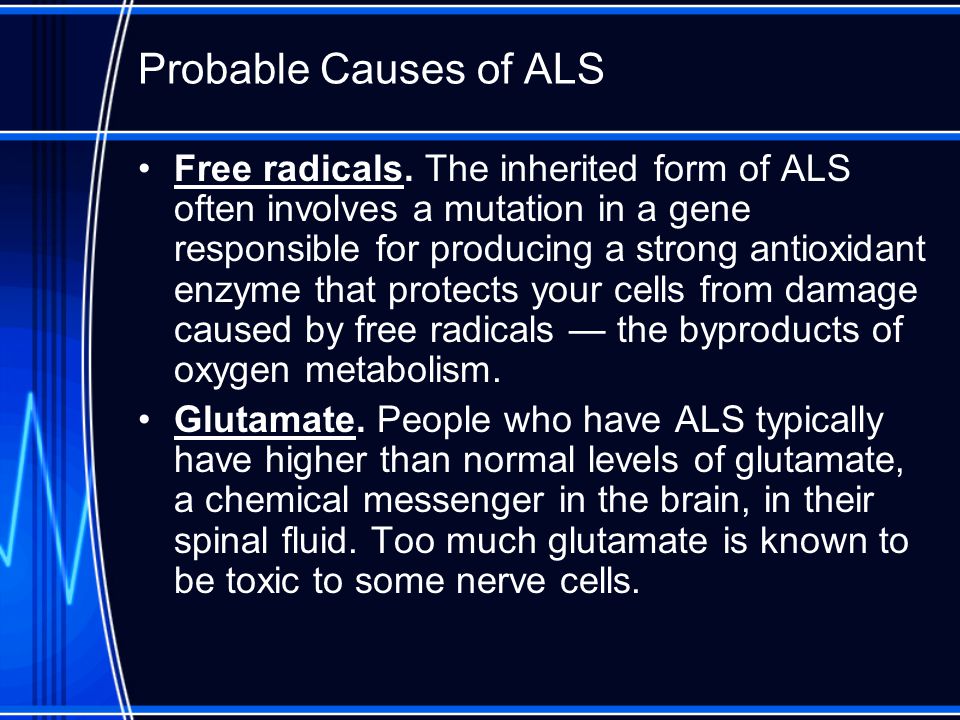 Probable Causes of ALS