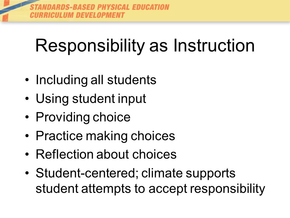 Responsibility as Instruction