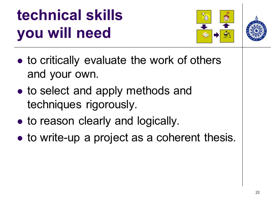 technical skills you will need