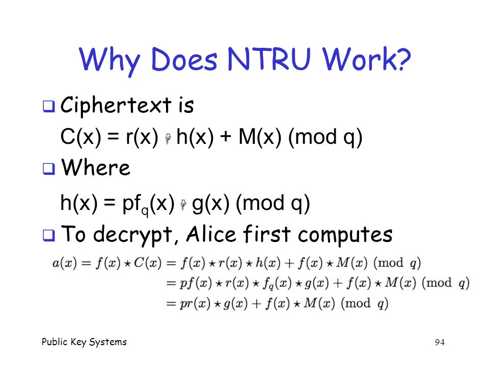 Public Key Systems Public Key Systems Ppt Download