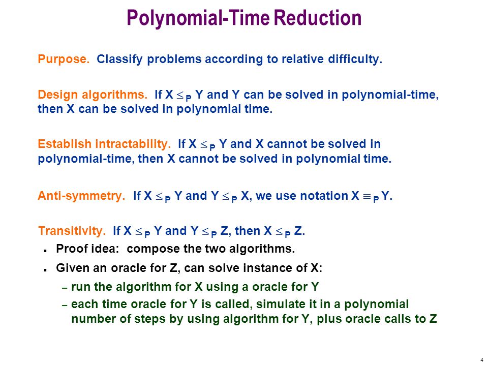 Polynomial-Time Reductions - ppt download