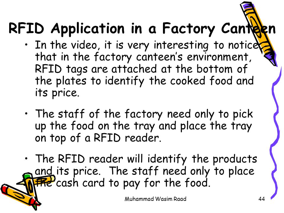 RFID Application in a Factory Canteen