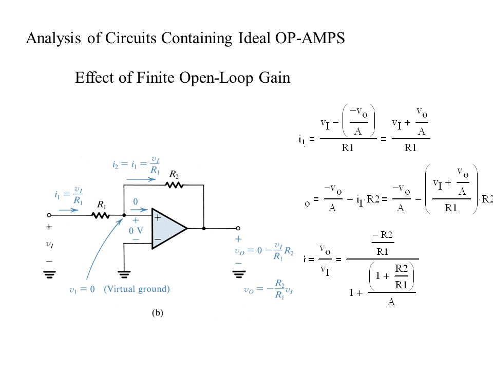 Analysis of Circuits Containing Ideal OP-AMPS