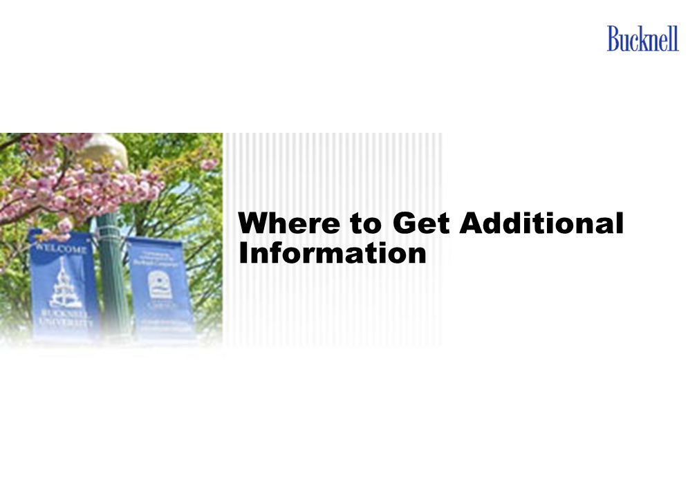Where to Get Additional Information