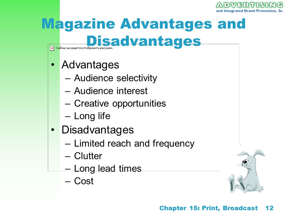 Magazine Advantages and Disadvantages