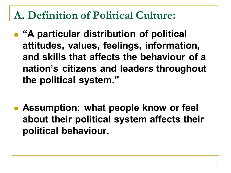 meaning of political socialization