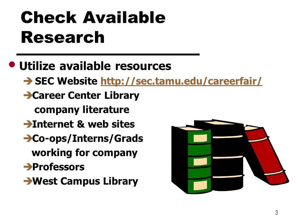 Check Available Research