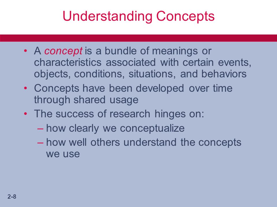 Understanding Concepts