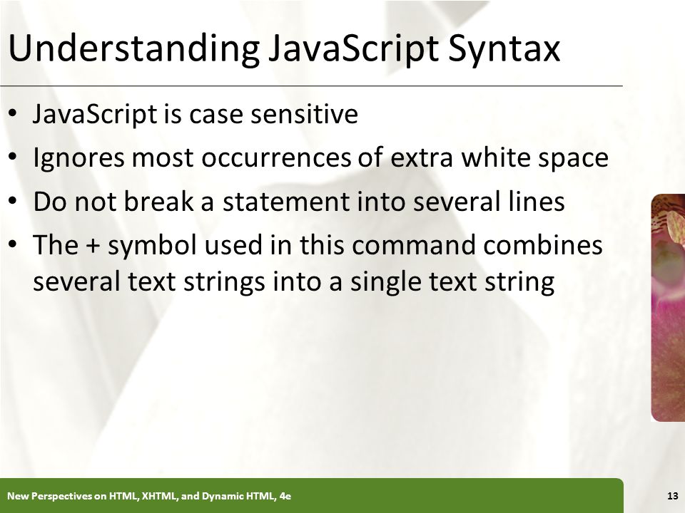 Understanding JavaScript Syntax