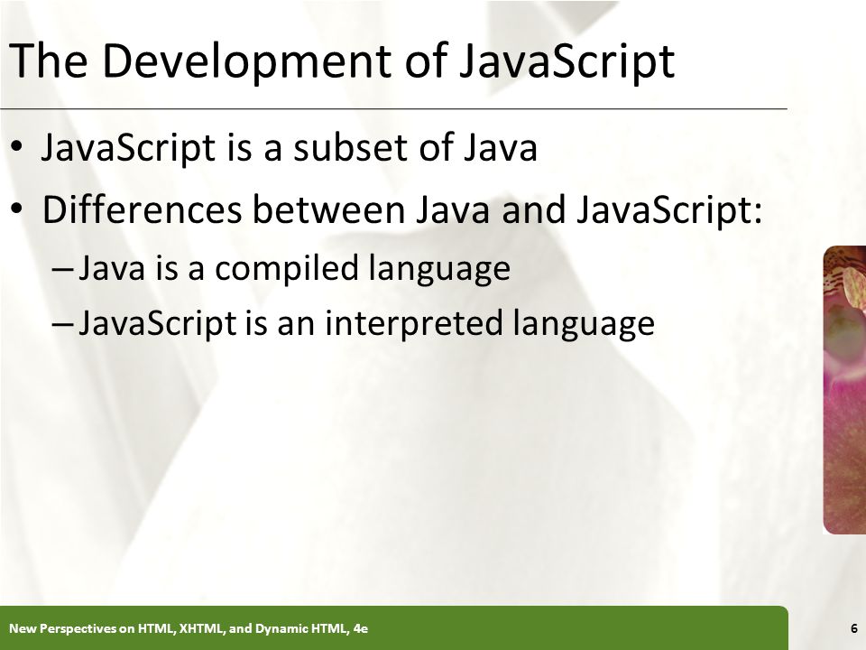 The Development of JavaScript