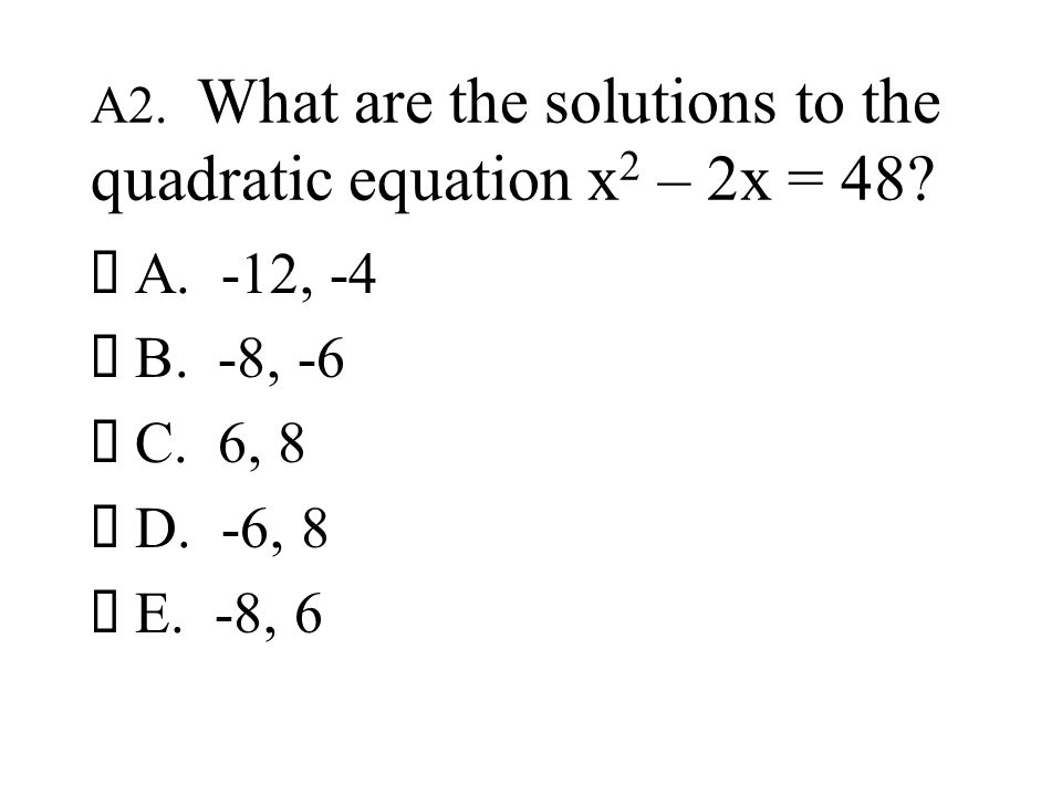Compass Algebra Practice Test A Ppt Download