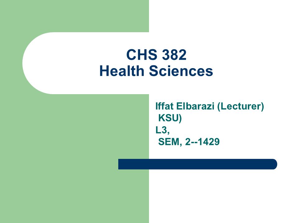 Iffat Elbarazi (Lecturer) KSU) L3, SEM,