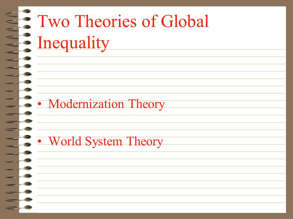 Two Theories of Global Inequality