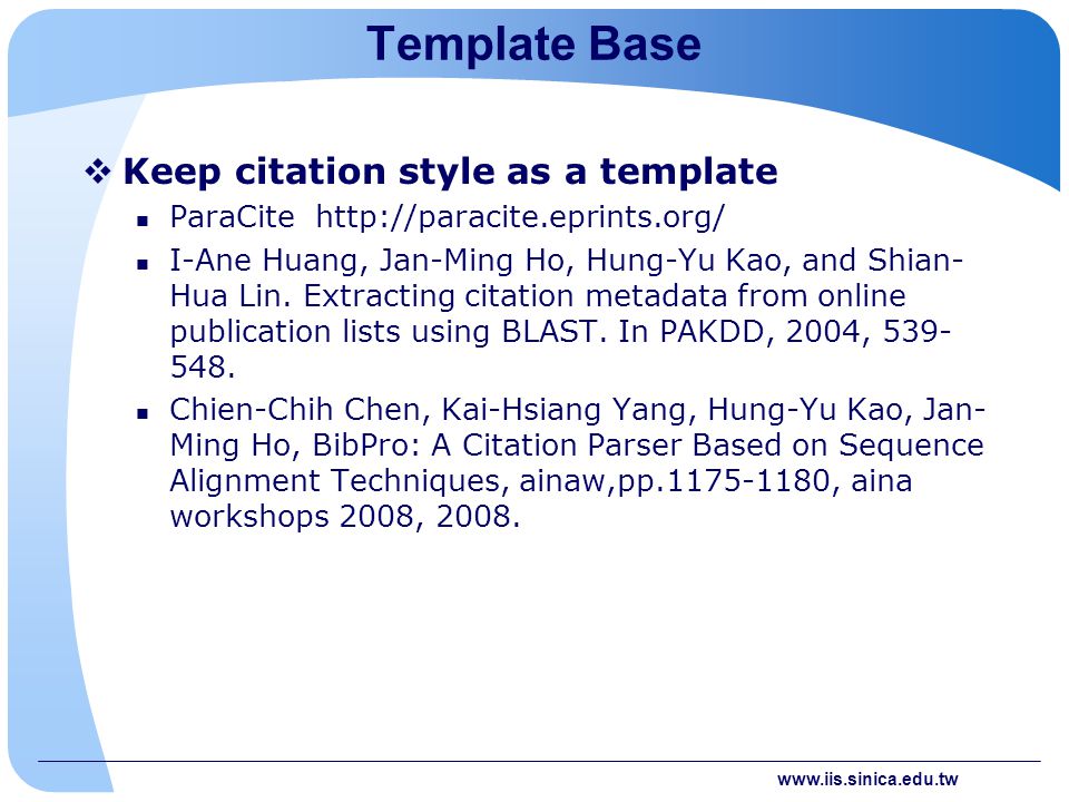 Bibpro A Citation Parser System Ppt Download