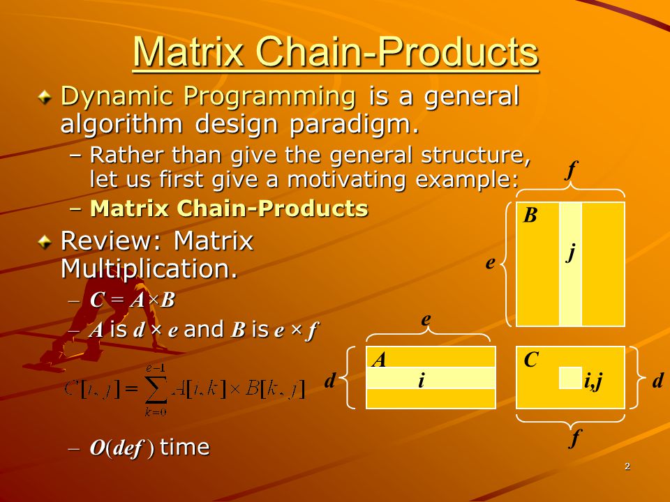 Matrix Chain-Products