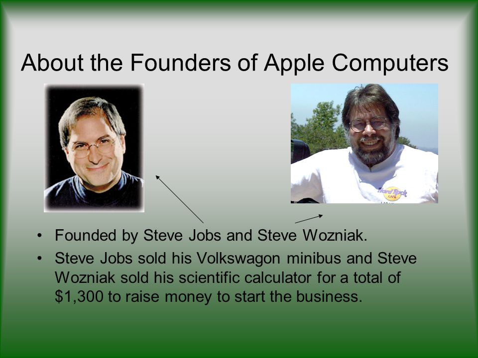 About the Founders of Apple Computers