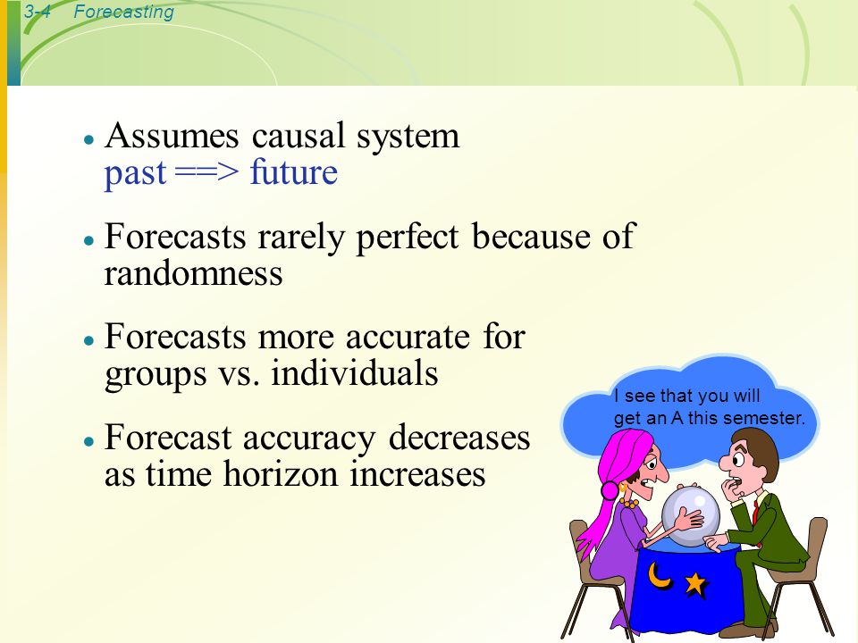 Assumes causal system past ==> future