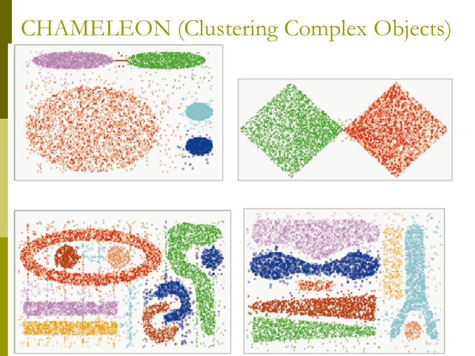CHAMELEON (Clustering Complex Objects)