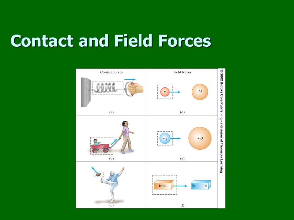 Contact and Field Forces