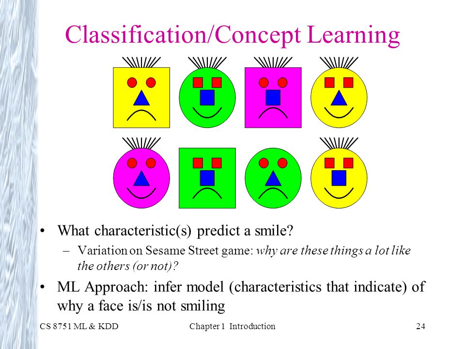 Classification/Concept Learning