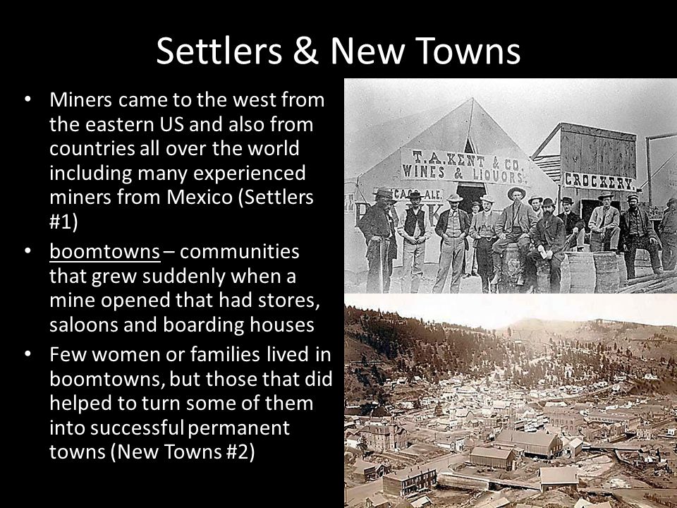 Settlers & New Towns