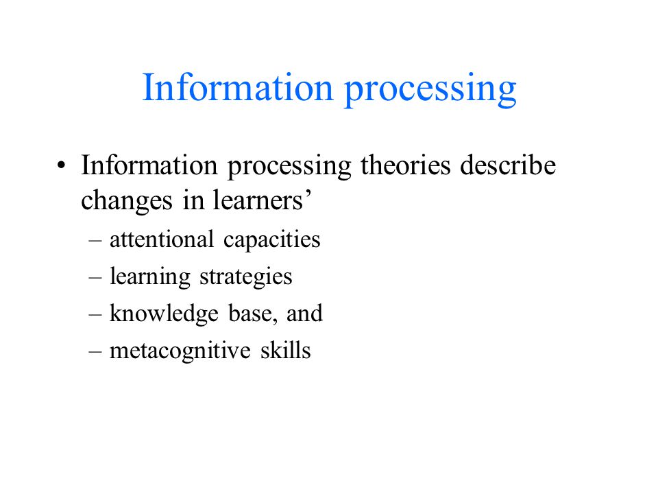Information processing