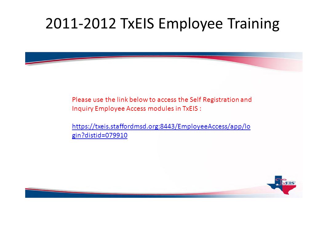 TxEIS Employee Training